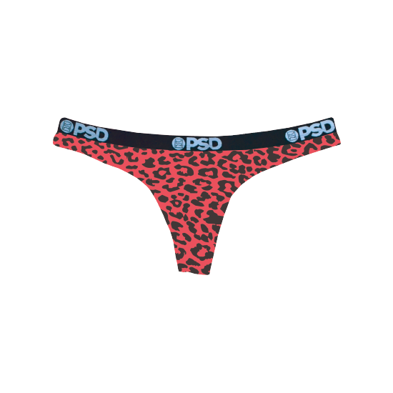 Cheetah Red - Women's Briefs - PSD Underwear