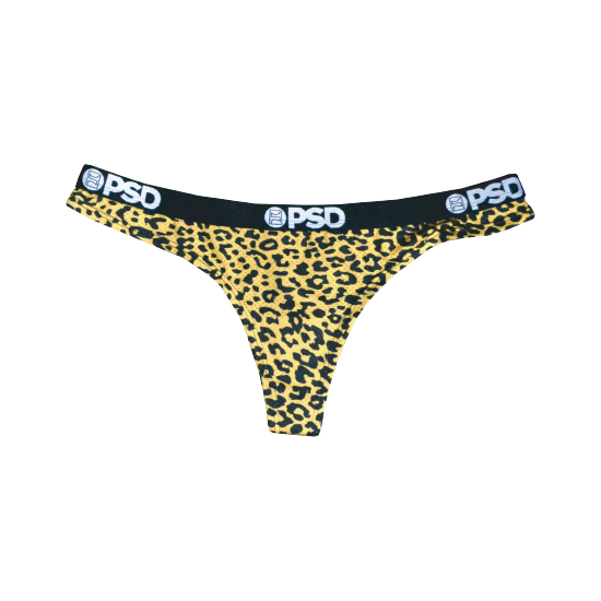 Download Cheetah Yellow - Thong - PSD Underwear