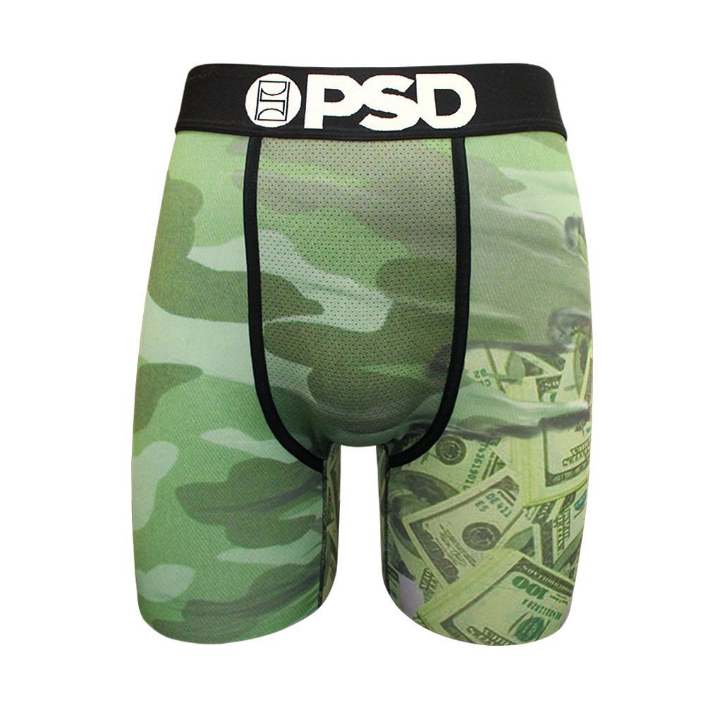 Camoflauge PSD Cash Drip Boxer Briefs Small 