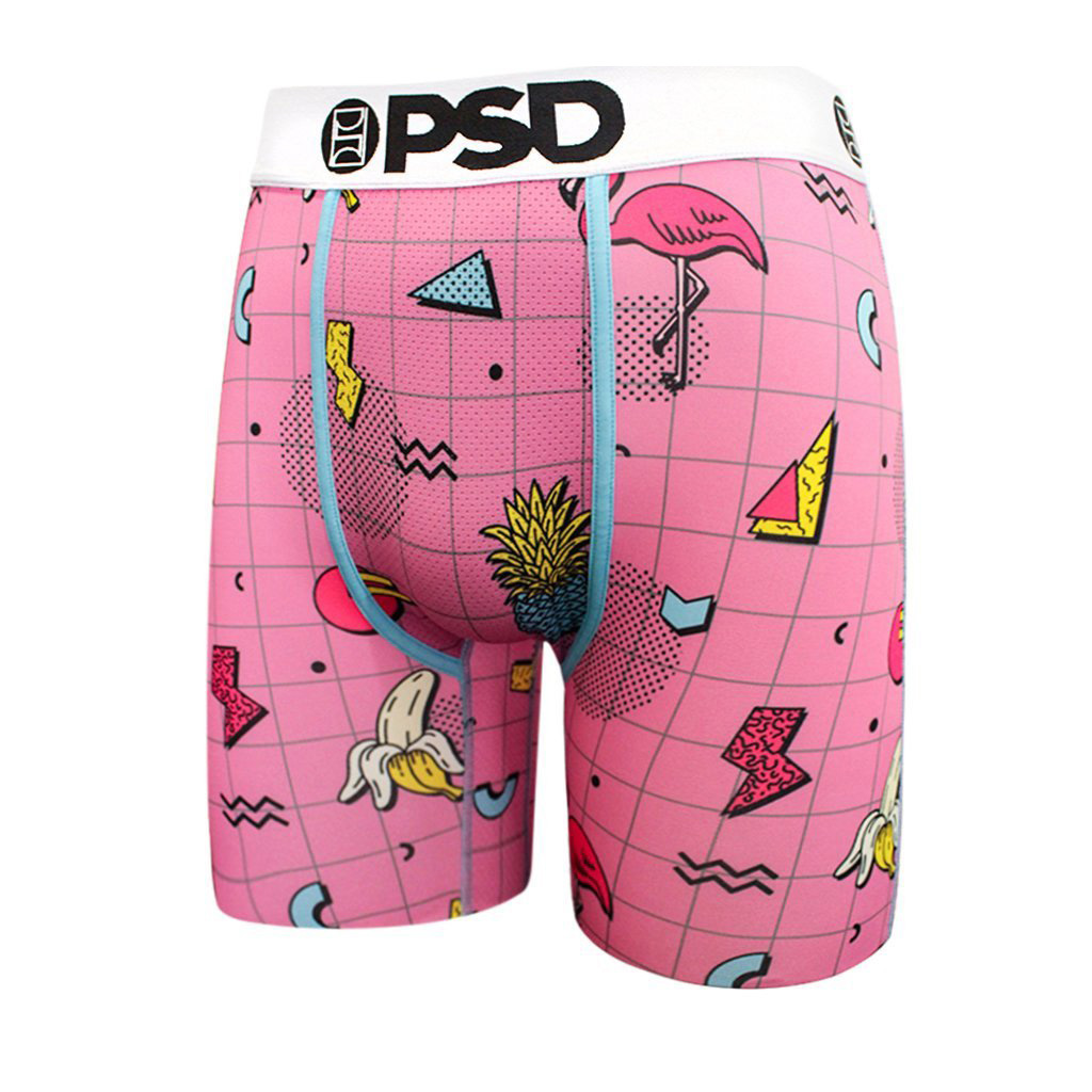 flamingo pink boxer shorts
