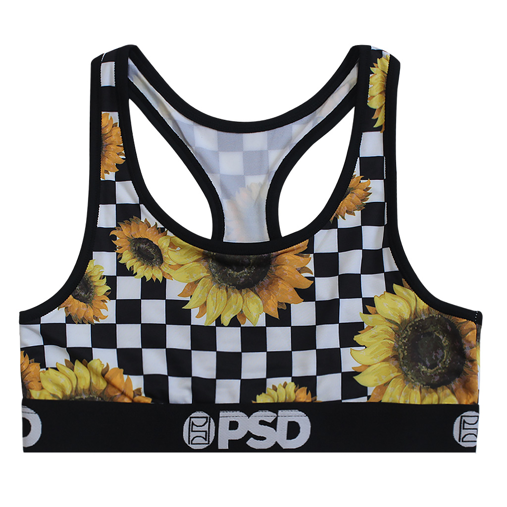 PSD x Sommer Ray Sunflower Womens Sports Bra