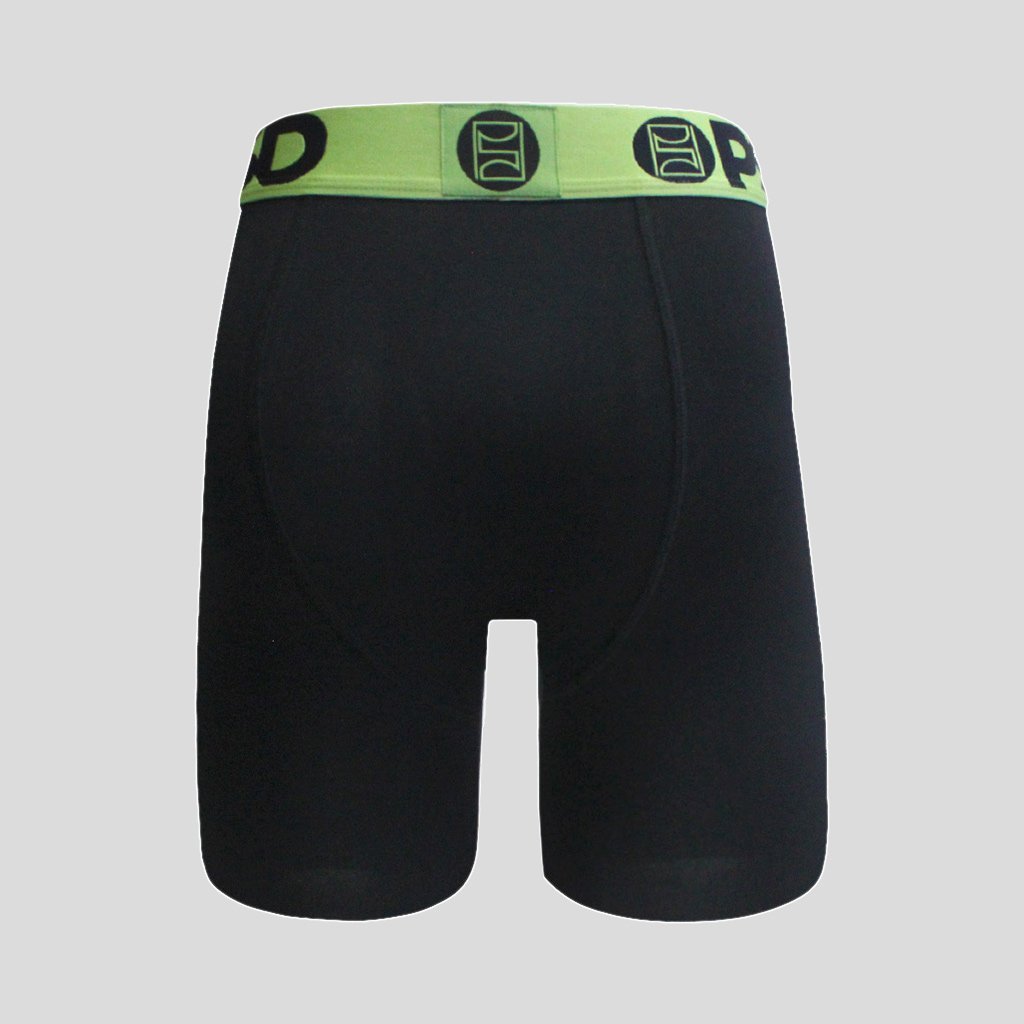 MODAL BLACK/LIME Boxer Briefs - PSD Underwear