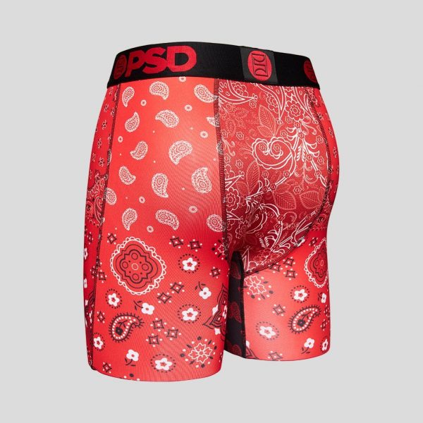 Download HYPE RED BANDANA Boxer Briefs - PSD Underwear
