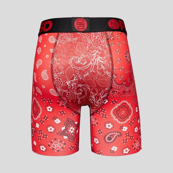 Download HYPE RED BANDANA Boxer Briefs - PSD Underwear