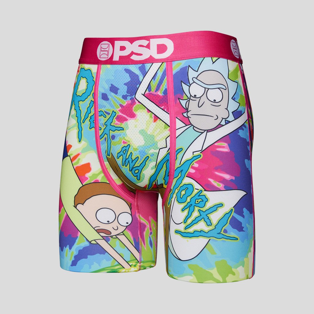 Rick and Morty Chased Out Of Portal Boxer Briefs-Large (36-38